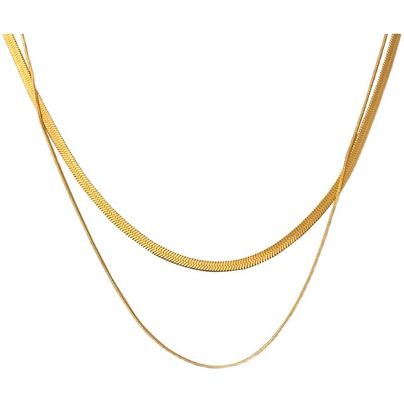 One-Piece Gold Necklace - Picture 4 of 12